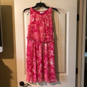 Calvin Klein summer pink dress